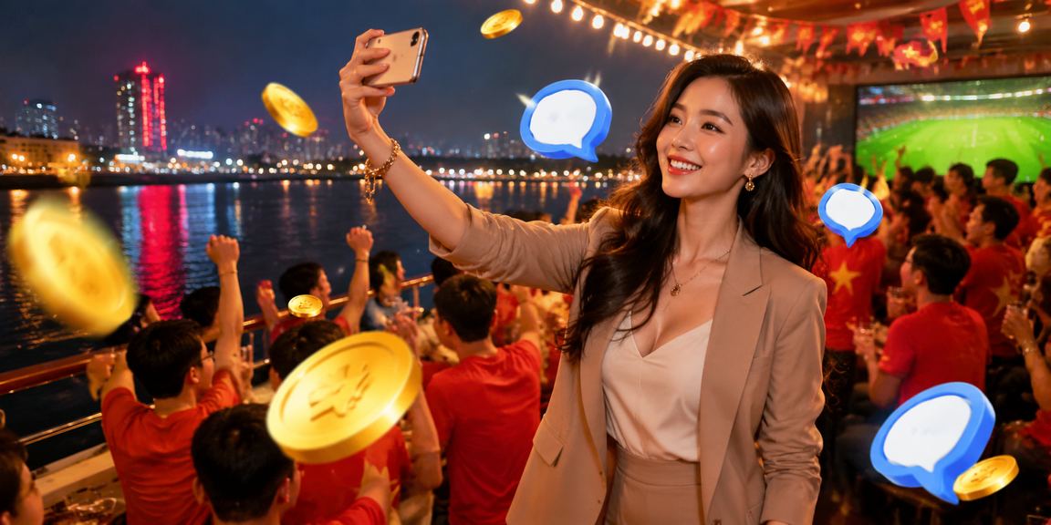 Người dùng Hà Nội theo dõi hũ jackpot tích lũy trên điện thoại vào buổi tối